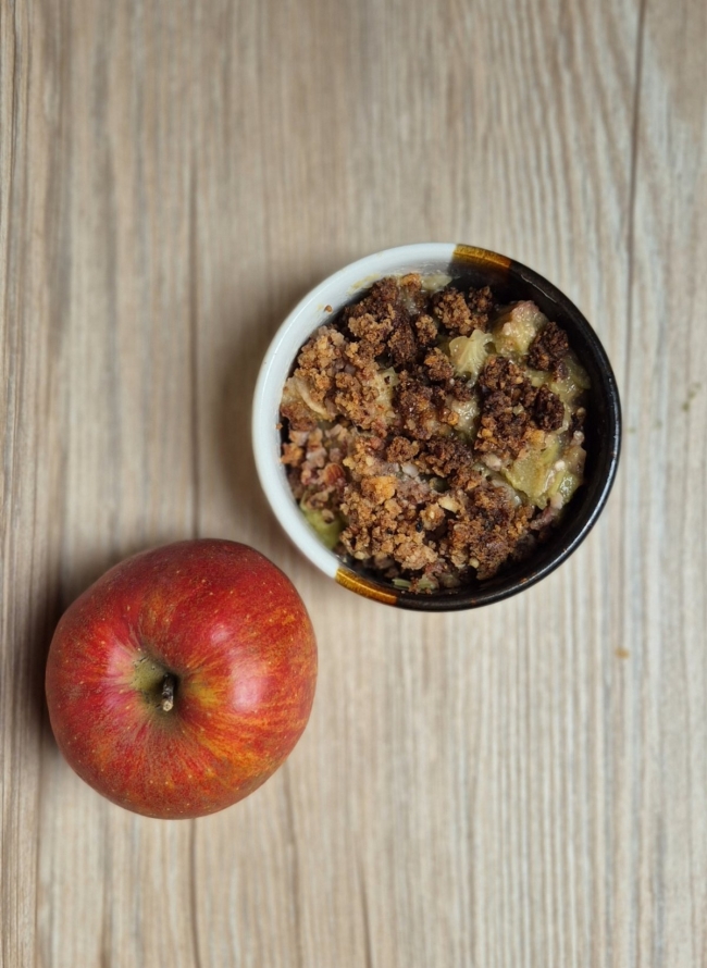 Crumble Ginger Pom'Rhub 