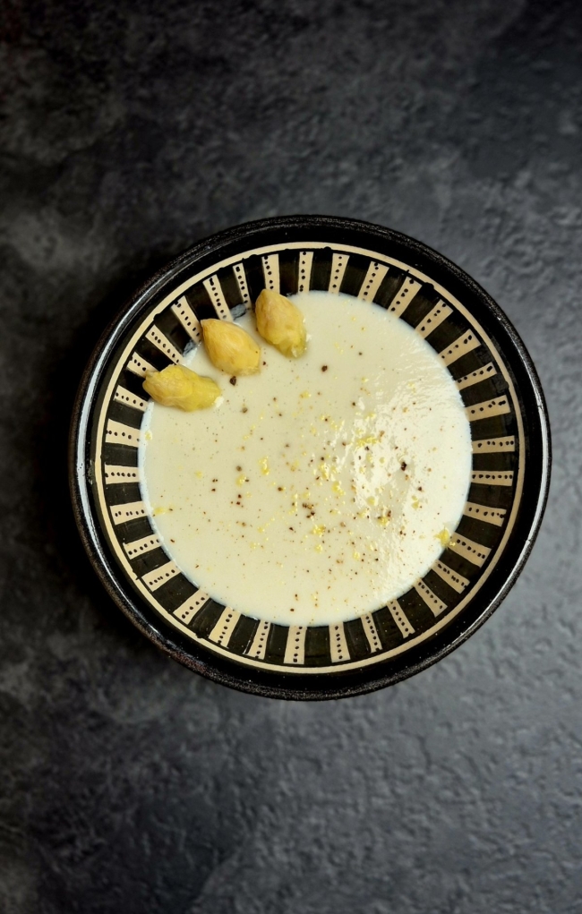 Velouté froid Asperges Gingembre